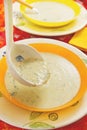 Vegetable creamsoup Royalty Free Stock Photo