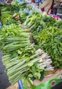 Vegetable in display market, bangkok, thailand