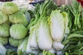 Vegetable in display market, bangkok, thailand