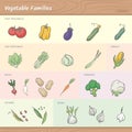 Vegetable families