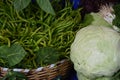 Vegetable Farm Produce on Store Grocery Shelves Royalty Free Stock Photo