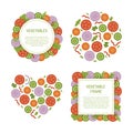 Vegetable frames set