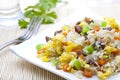 Vegetable fried rice Royalty Free Stock Photo