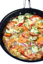 Vegetable Frittata in Frying Pan