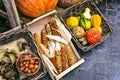 Vegetable and fruit market Campo di Fiori at Rome Royalty Free Stock Photo