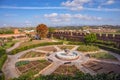 Silves Castle`s Vegetable Garden, Algarve, Portugal. Royalty Free Stock Photo