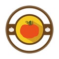 Vegetable icon image Royalty Free Stock Photo