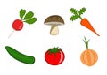 Vegetable icons