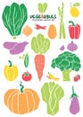 vegetable illustration simply shape