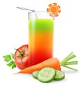 Vegetable juice Royalty Free Stock Photo