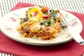 Vegetable lasagna Royalty Free Stock Photo