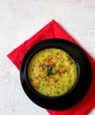 Vegetable,lentil and broken wheat porridge Royalty Free Stock Photo