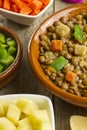 Vegetable lentil soup Royalty Free Stock Photo