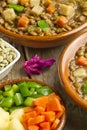 Vegetable lentil soup Royalty Free Stock Photo