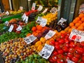 Vegetable Market Stall Royalty Free Stock Photo