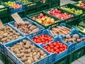 Vegetable market Weekly market Vegetable stall