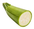 Vegetable marrow squash zucchini isolated on white background Royalty Free Stock Photo