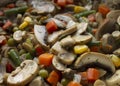 Vegetable Mixture With Stewed Mushrooms