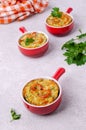 Vegetable muffins with shrimp