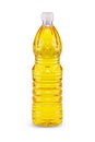 Vegetable oil bottle isolated Royalty Free Stock Photo