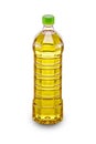 Vegetable oil bottle isolated Royalty Free Stock Photo