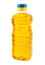 Vegetable oil in plastic bottle