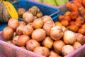 Vegetable at the outdoor market place Royalty Free Stock Photo