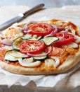 Vegetable Pizza Royalty Free Stock Photo