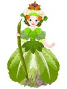 Vegetable Queen Royalty Free Stock Photo