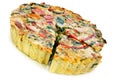 Vegetable Quiche Royalty Free Stock Photo