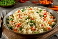 Vegetable Rice Pilaf Royalty Free Stock Photo