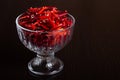 Vegetable salad of apple, carrot and beetroot with lemon juice, sesame seeds and vegetable oil in a glass bowl Royalty Free Stock Photo