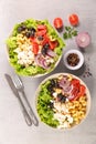 Vegetable salad with cheese,tomato Royalty Free Stock Photo