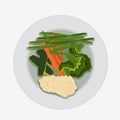 vegetable salad illustration