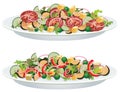 Vegetable salads