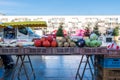 Vegetable sale on market in France