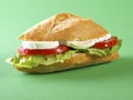 Vegetable sandwich. Bocadillo vegetal. Royalty Free Stock Photo