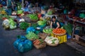 Vegetable seller in Can Tho, Vietnam