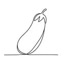 A vegetable is shown in a black and white drawing Royalty Free Stock Photo