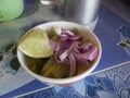 Side dish vegetable side dish for noodles curry