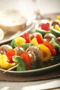 Vegetable skewers Royalty Free Stock Photo