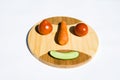 Vegetable smiley Royalty Free Stock Photo