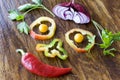 Vegetable smiley Royalty Free Stock Photo