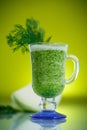 Vegetable smoothie cabbage Royalty Free Stock Photo