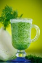 Vegetable smoothie cabbage Royalty Free Stock Photo