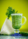 Vegetable smoothie cabbage Royalty Free Stock Photo