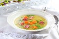 Vegetable soup with bulgur Royalty Free Stock Photo