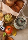 Vegetable soup ingredients Royalty Free Stock Photo