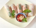 Vegetable spring rolls