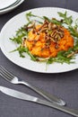 Vegetable stew on a plate Royalty Free Stock Photo